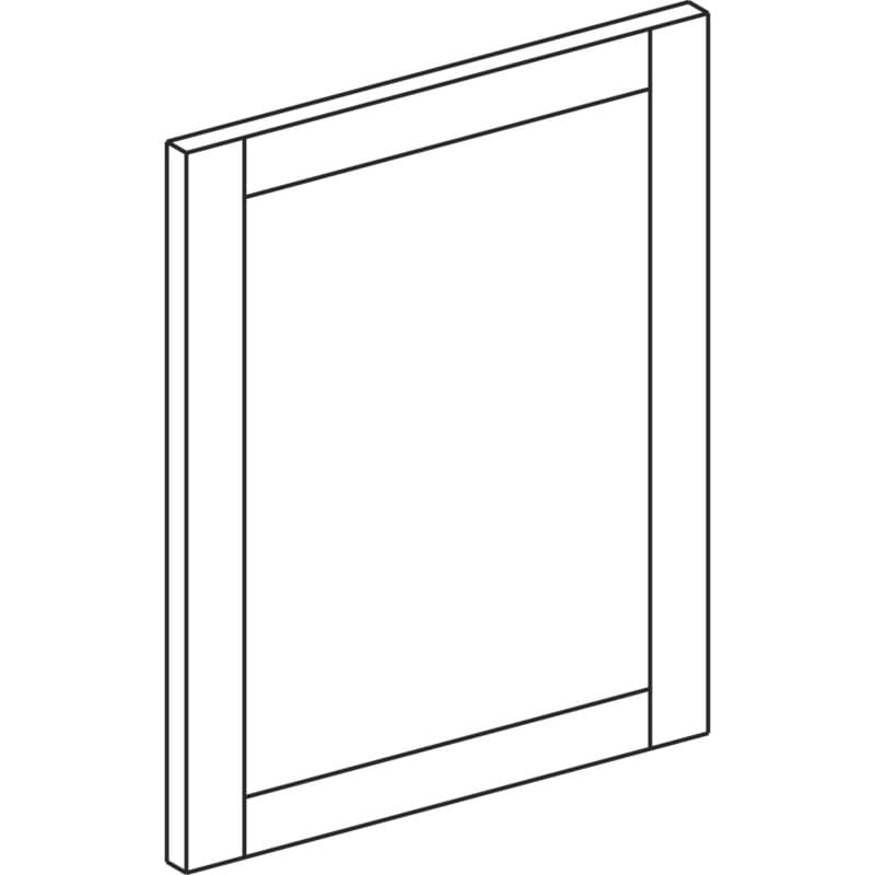 Wolf 22" x 28" Decorative End Panel, Grove Opal, 3952233