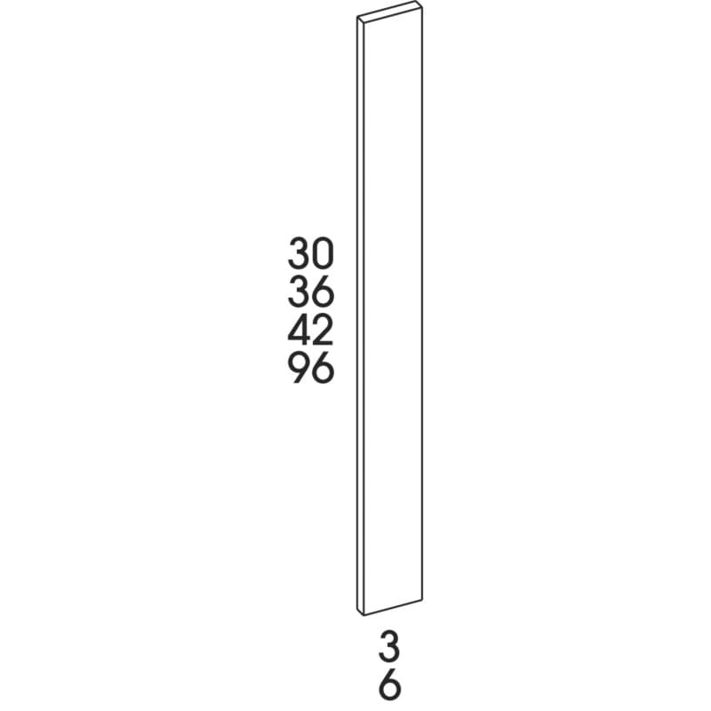 Wolf 3" x 30" Filler Standard, Dartmouth Stonybrook, 3526126