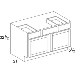 Wolf Cabinets 014 VSDB42UD-DARTMOUTH DARK SABLE, 3032024