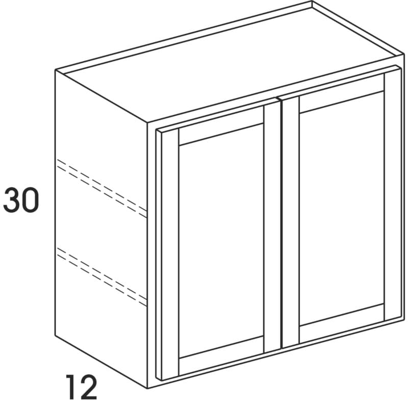 Wolf 36" x 12" x 30" Wall Cabinet, Grove Terrain, 4188382