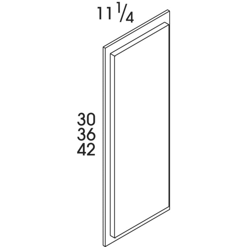 Wolf 11-1/4" x 42-1/4" Finished Panel, Grove Sandalwood, 4194941