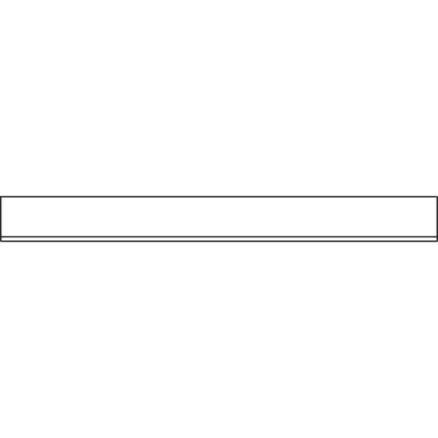 Straight Valance,  White