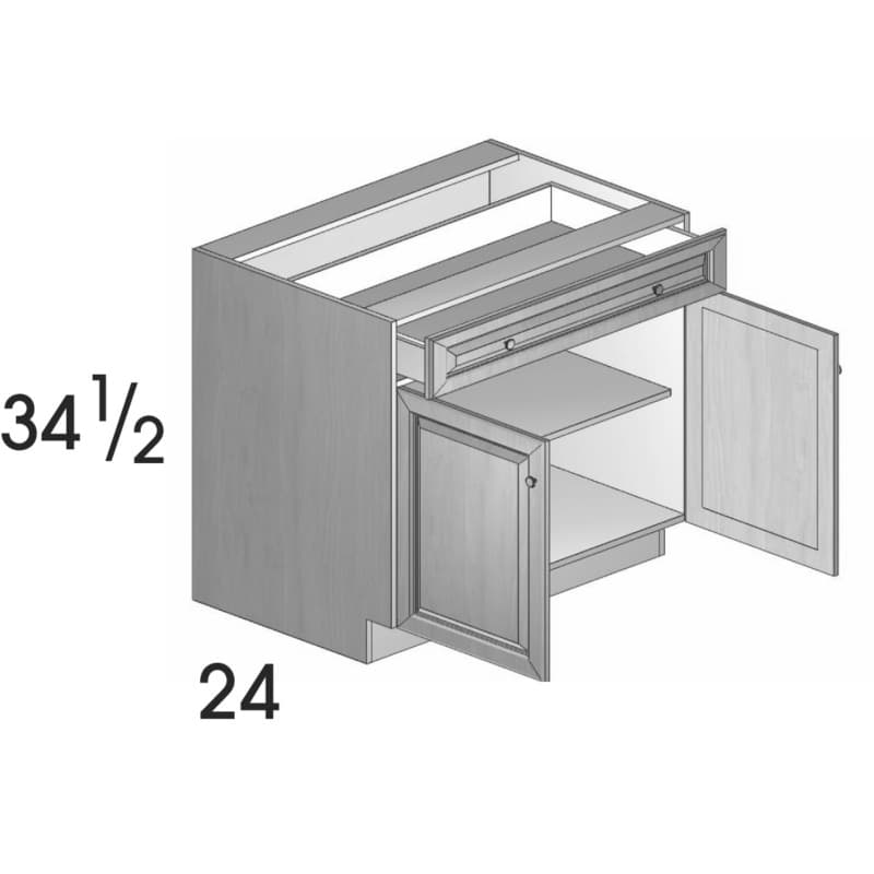 Wolf 24" x 24" x 34-1/2" Base Cabinet, Grove Terrain, 4188334