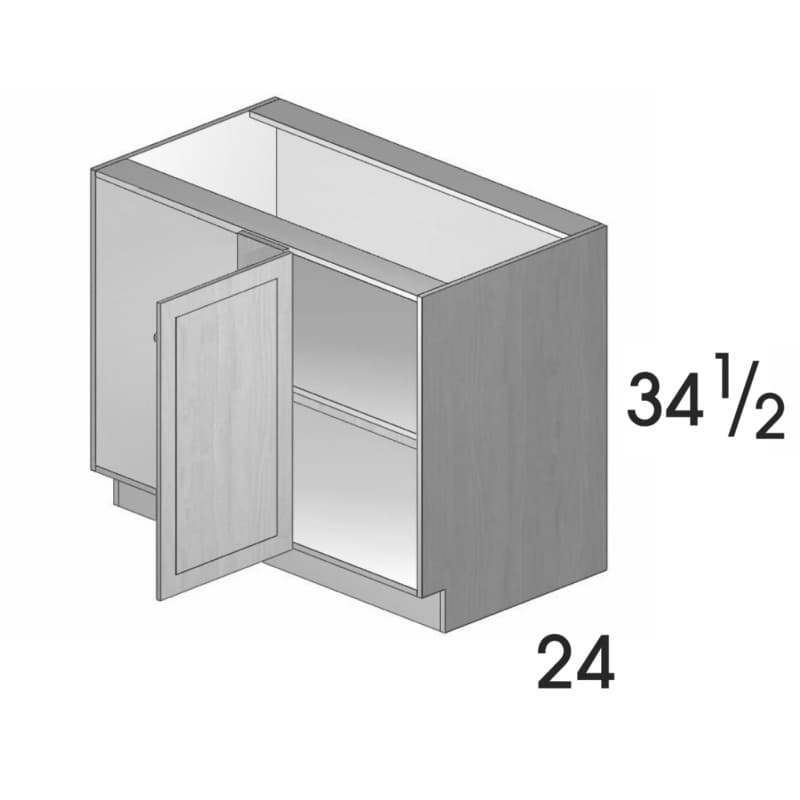 Transition Series Base Corner Right Blind Side Prospect Door Style, Horizon 48"W x 24"D x 34-1/2"H