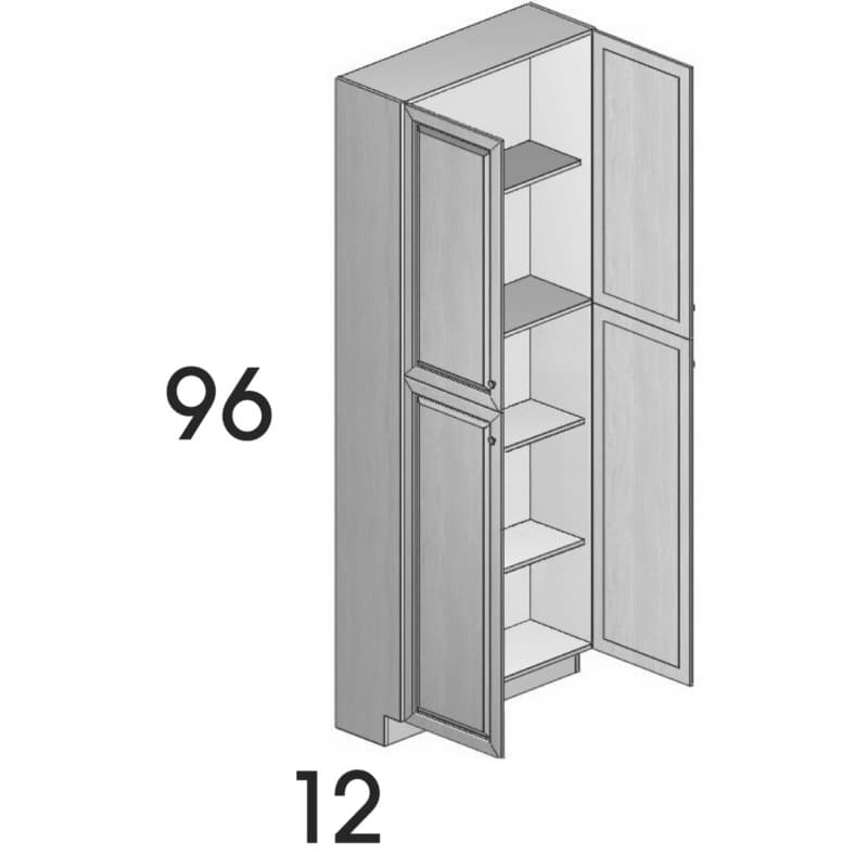 Wolf 24" x 12" x 96" Utility Cabinet, Haven Silk, 2871327