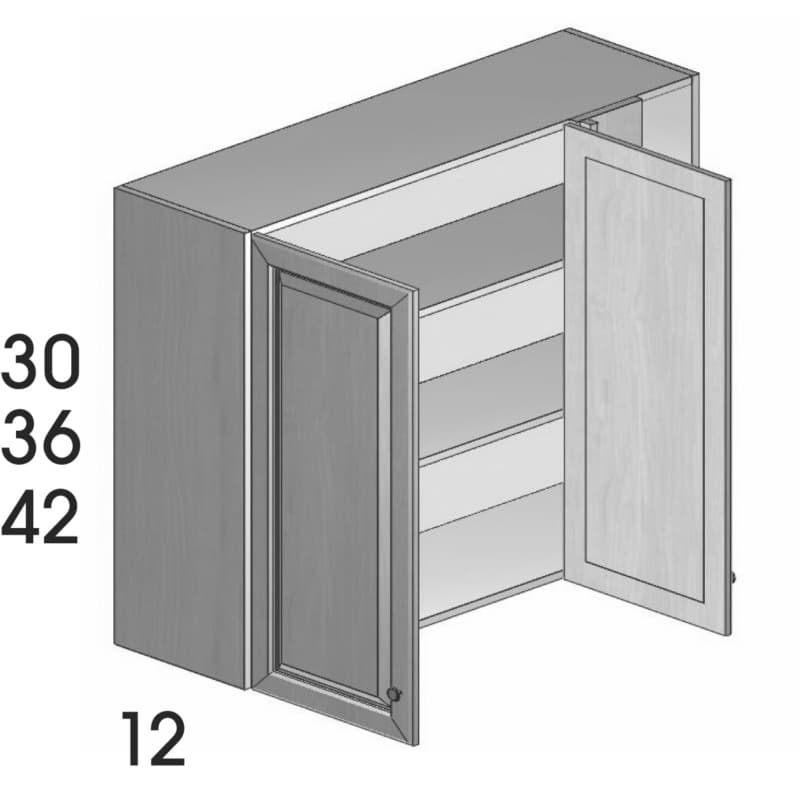 Wolf 42" x 12" x 42" Wall Corner, Dartmouth Honey, 1205828