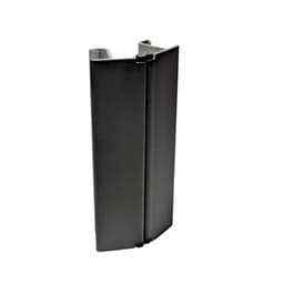 Peter Meier Plastic Toe Kick Multi-Angle 90° Inside/Outside Corner Connector 3-15/16"H, Matte Black Melamine Foil Finish, - TKEC-MA90-10-015