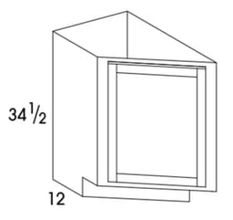 Wolf Cabinets 047 BEC12LFH-WAVERLY HAZELNUT, 3949577