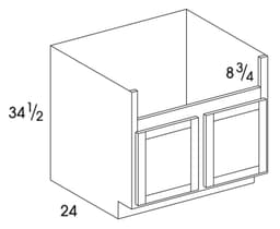 Wolf Cabinets 044 FSB36-GRANTLEY WHITE, 3919311
