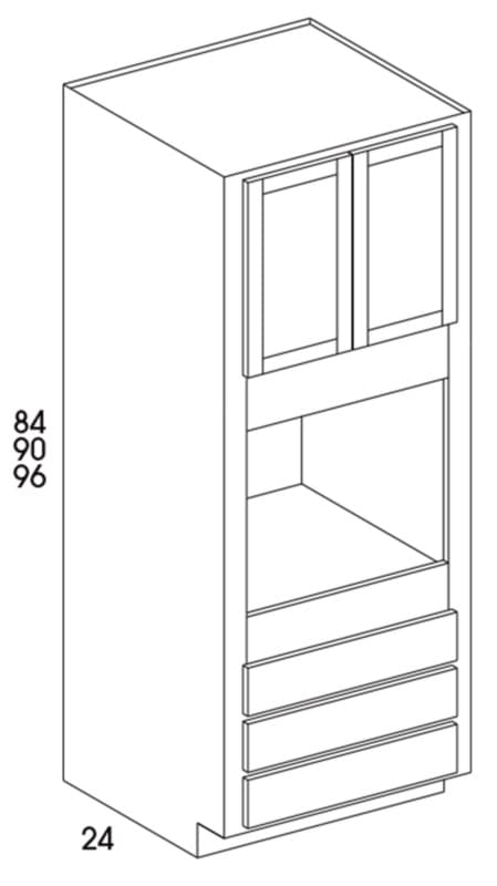Wolf 33" x 24" x 84" Oven Cabinet, Grove Terrain, 4188450