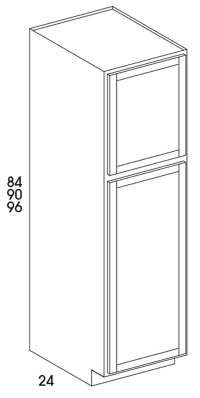 Wolf 24" x 24" x 90" Utility Cabinet, Grove White, 4000438