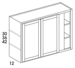 Wolf Cabinets 014 WC4842-DARTMOUTH DARK SABLE, 3032636