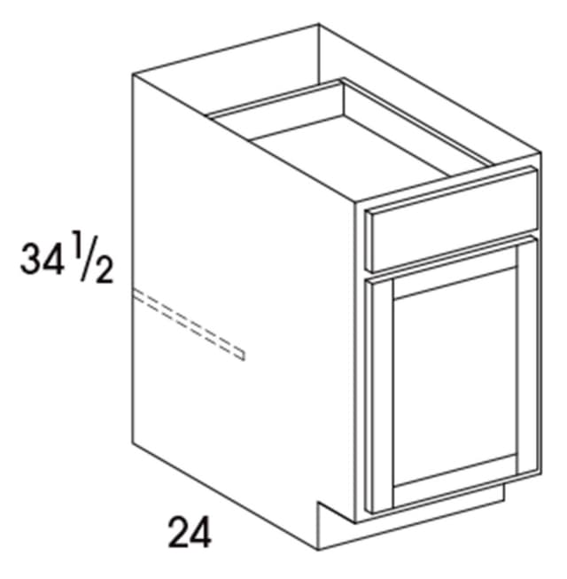 Base Cabinets, Grove White