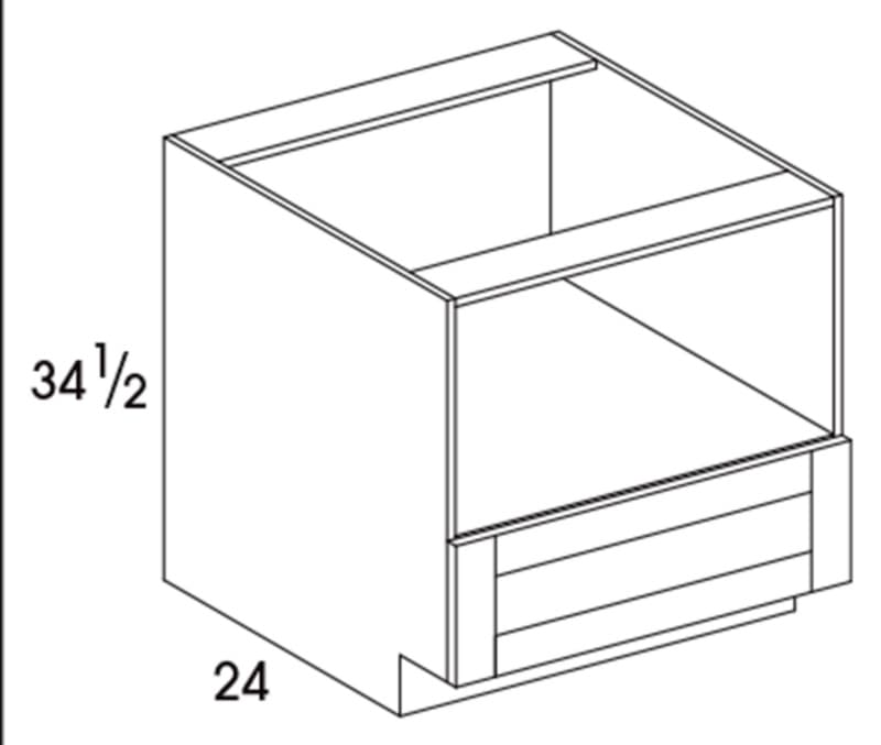 Wolf 30" x 24" x 34-1/2" Base Microwave Cabinet, Grove Opal, 3999791