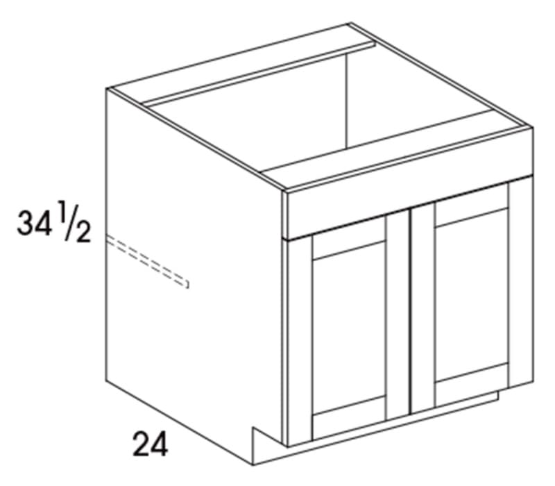 Wolf 24" x 24" x 34-1/2" Sink Base, Grove Terrain, 4188352