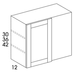 Wolf Cabinets 5005 WC3630-DARTMOUTH WHITE, 3256455