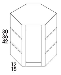 Wolf Cabinets 041 WDC2442-GROVE OPAL, 3999869