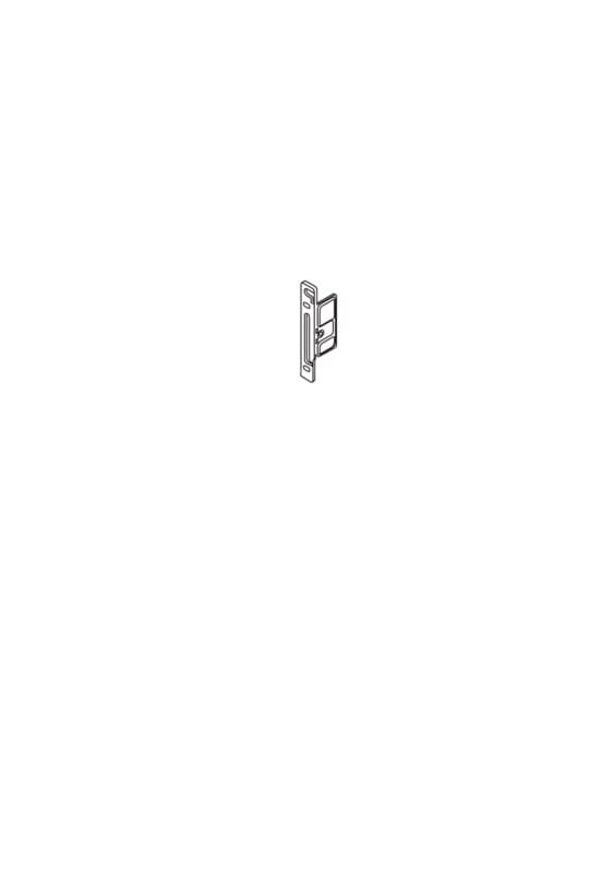 Blum METABOX Front Fixing Bracket, Standard, Screw-On