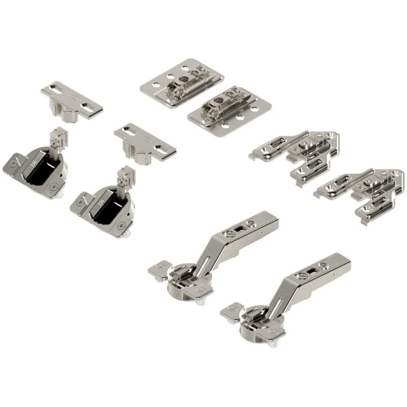 Blum AVENTOS HF Wood/Wide Aluminum Hardware Set For Large Overlay Face Frame