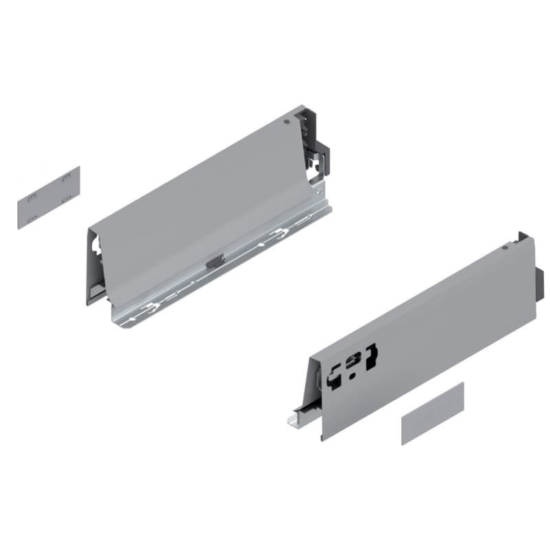 Blum TANDEMBOX M-Height 11" Drawer Profile Set, Gray, 378M2702SARL-WHA