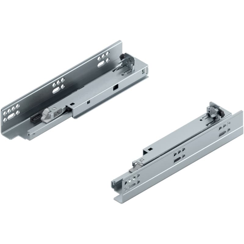 Blum 563F Tandem Plus Blumotion 9" Soft-Close Full Extension 90 lb Undermount Drawer Slide, Zinc, 07654359