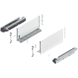 Blum LEGRABOX C-Height 14" Soft-Close Drawer Box Kit, Silk White Matte, 770C35S-14SW