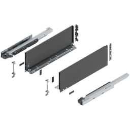 20" Legrabox Drawer System C Height, 7-0/0", 125lb Capacity Full-Extension with BLUMOTION, Orion Gray
