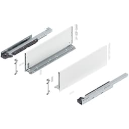Blum LEGRABOX C-Height 20" Soft-Close Drawer Box Kit, Silk White Matte, 770C50S-20SW
