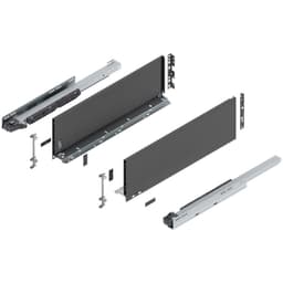22" Legrabox Drawer System C Height, 7-0/0", 125lb Capacity Full-Extension with BLUMOTION, Orion Gray
