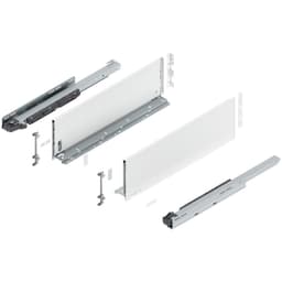 22" Legrabox Drawer System C Height, 7", 125lb Capacity Full-Extension with BLUMOTION, Silk White