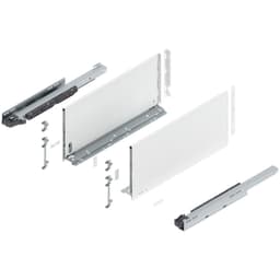 Blum LEGRABOX F-Height 20" Soft-Close Drawer Box Kit, Silk White Matte, 770F50S-20SW