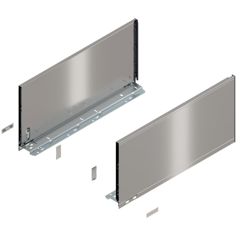 Blum LEGRABOX F-Height 20" Drawer Profile Set, Stainless Steel, 770F5002I