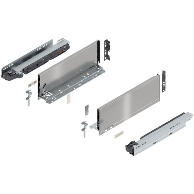 Blum LEGRABOX Drawer System, K-Height, Stainless Steel