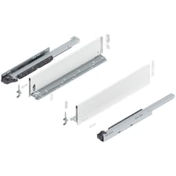 Blum LEGRABOX K-Height 22" Soft-Close Drawer Box Kit, Silk White Matte, 770K55S-22SW
