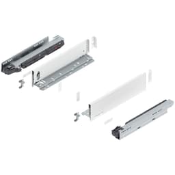 Blum LEGRABOX M-Height 14" Soft-Close Drawer Box Kit, Silk White Matte, 770M35S-14SW