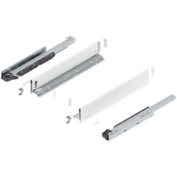 Blum LEGRABOX M-Height 20" Soft-Close Drawer Box Kit, Silk White Matte, 770M50S-20SW