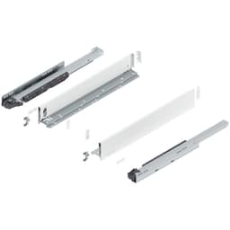 Blum LEGRABOX M-Height 22" Soft-Close Drawer Box Kit, Silk White Matte, 770M55S-22SW