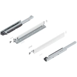 Blum LEGRABOX N-Height 22" Soft-Close Drawer Box Kit, Silk White Matte, 770N55S-22SW