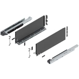20" Legrabox Drawer System C Height, 7-0/0", 170lb Capacity Full-Extension with BLUMOTION, Orion Gray