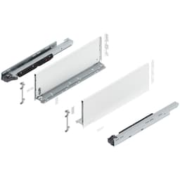 Blum LEGRABOX C-Height 20" Soft-Close Drawer Box Kit, Silk White Matte, 773C50S-20SW