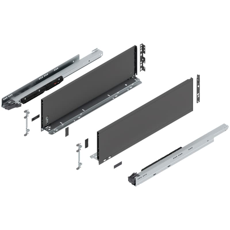 Legrabox Drawer Profile C-Height 177mm, Orion Gray Matte, 600mm