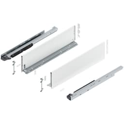Blum LEGRABOX C-Height 26" Soft-Close Drawer Box Kit, Silk White Matte, 773C65S-26SW