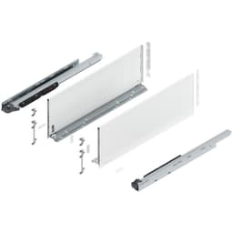 Blum LEGRABOX F-Height 26" Soft-Close Drawer Box Kit, Silk White Matte, 773F65S-26SW