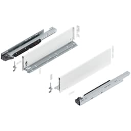 Blum LEGRABOX K-Height 20" Soft-Close Drawer Box Kit, Silk White Matte, 773K50S-20SW