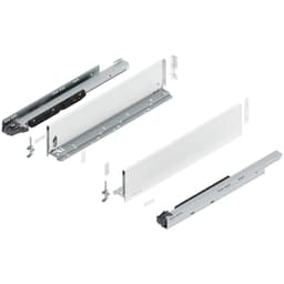 Blum LEGRABOX K-Height 22" Soft-Close Drawer Box Kit, Silk White Matte, 773K55S-22SW