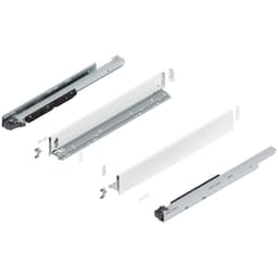 Blum LEGRABOX M-Height 24" Soft-Close Drawer Box Kit, Silk White Matte, 773M60S-24SW