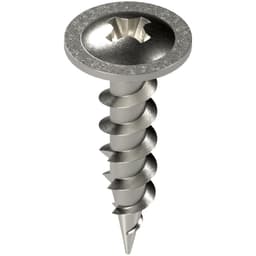 #8 x 3/4" Truss Head Hinge/Drawer Slide Screw, Phillips Drive Coarse Thread and Type 17 Auger Point, Zinc, Box of 100 by Blum