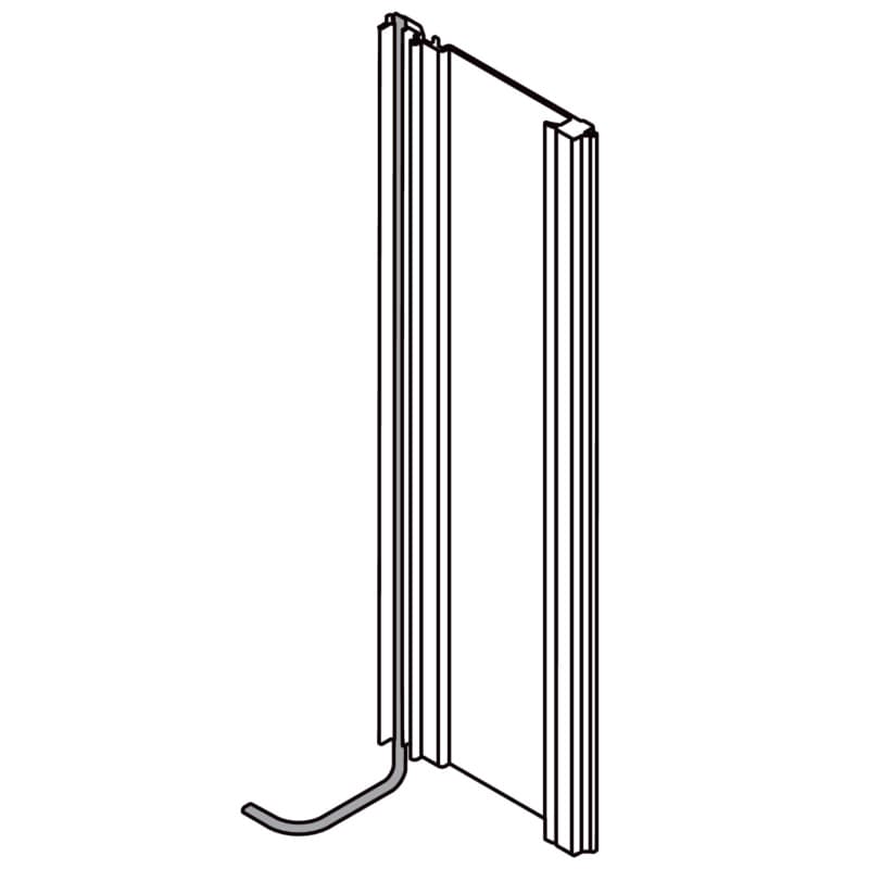Servo-Drive Vertical Aluminum Profile with Cable, 28-3/8