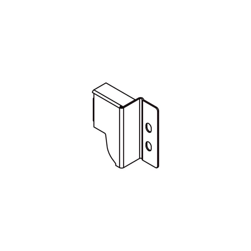 TANDEMBOX Deluxe Metal Drawer System Accessories - Rear Fixing Bracket, Left Nickel
