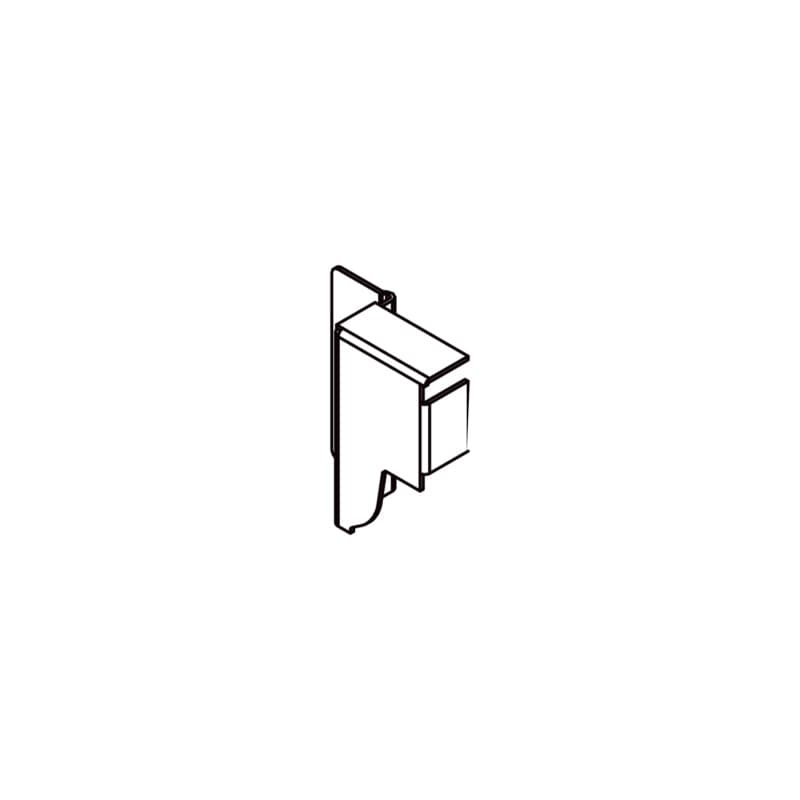 TANDEMBOX Deluxe Metal Drawer System Accessories - Rear Fixing Bracket, Right Nickel